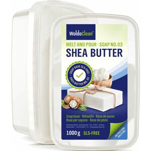 Hypoalergénne glycerínové mydlo s bambuckým maslom bez sulfátov - 1 kg - WoldoClean®