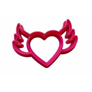 Vykrajovátko Srdce s krídlami - 3D tlač - Dortmarket