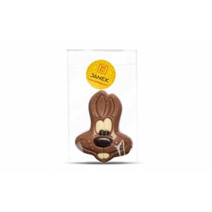 Veselý zajačik z mliečnej čokolády - Čokoládovna Janek