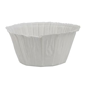 Pečiace košíčky na muffiny samonosné - biele 50 ks -
