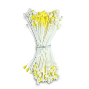 Piestiky na tvorbu kvetov - biele a žlté 144ks - Städter