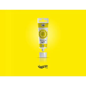 Yellow ProGel - profesionálna potravinárska gelová farba v tube (žltá) - Rainbow Dust