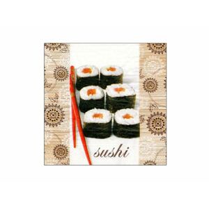 Servítky s motívom sushi - 33x33 cm - 20 ks - MFP Paper