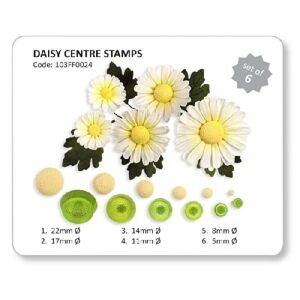 Sada na stredy kvetov (Daisy Center Stamps) - JEM