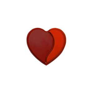 Červené čokoládové srdce 40 ks - 3,5 cm -