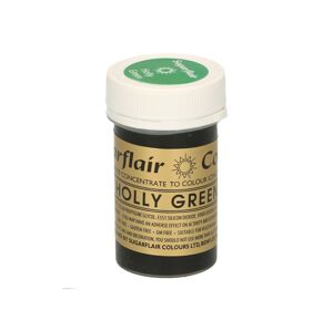Zelená gélová farba Holly Green 25 g (zelená) - EXPIRÁCIA 12/2018 - Sugarflair Colours