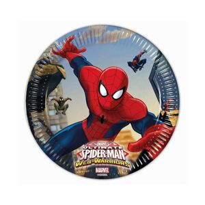 Papierový tanier "Ultimate Spiderman", 20 cm, 8 ks - GoDan