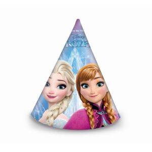 Papierové čiapky Frozen - Ľadové kráľovstvo, 6 ks - GoDan