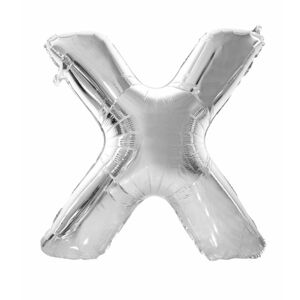 Fóliový balón písmeno "X" 115 cm - BALONČ