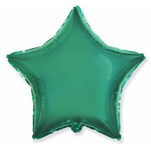Fóliový balón 45 cm Hviezda zelená TYRKEY - Flexmetal