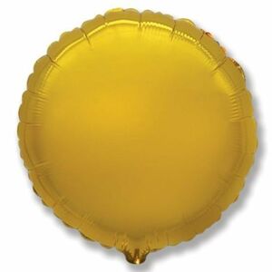 Balónik 45 cm okrúhly zlatý - Flexmetal