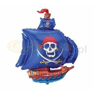 Fólia na balóny 35 cm piráti modrá (NELZE PLNIT HELIEM) - Flexmetal