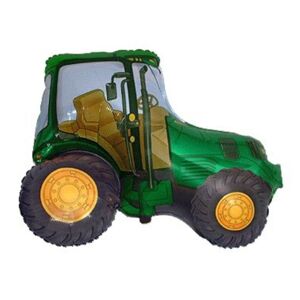 Balón fóliový 35 cm Traktor zelený (NEDÁ sa plniť héliom) - FLEXMETAL