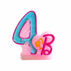 Narodeninová sviečka Barbie číslo 4 - Arpex