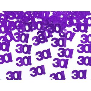 Konfety narozeninové 30 let - 15 g fialové - PartyDeco