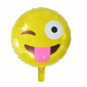 Fóliový balónik so smajlíkom Wink 45 cm - BALONČ