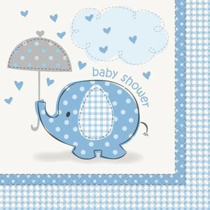 Servítky umbrellaphants "Baby shower" - Chlapec / Boy 16 ks - UNIQUE