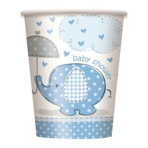 Poháriky umbrellaphants "Baby shower" - Chlapec / Boy 8 ks - UNIQUE