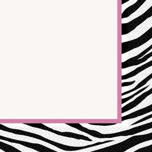 Obrúsky Zebra Passion 16 ks - UNIQUE
