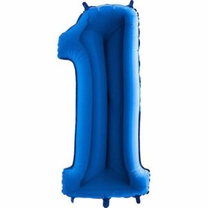 Balónové fóliové číslice MODRÁ - MODRÁ 115 cm - 1 - Flexmetal