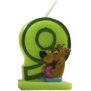 Scooby Doo sviečka na narodeninovú tortu - číslo 9 - Arpex