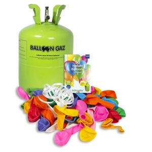 Hélium pre balóny na jedno použitie 0,42m3+30 balónov - FOLATHEL
