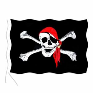 vlajka pirátská 90 x150 cm - RAPPA