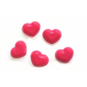 Čokoládová dekorácia Srdcia ružové - 40 ks - Barbara Luijckx