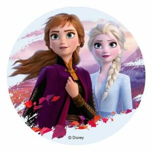 Jedlý papier Frozen 2 Anna a Elsa 20 cm - Dekora