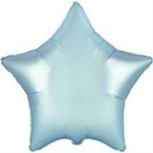 Fólia na balóny 45 cm Star PASTEL BLUE - Flexmetal