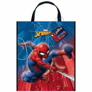 Darčeková taška SPIDERMAN - plastová 28 x 33,5 cm - UNIQUE