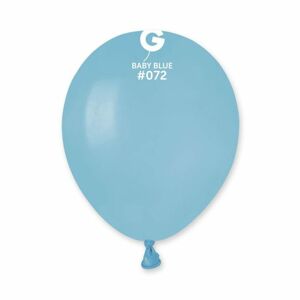 Latexový balón GEMAR 13 cm - Svetlomodrý - Detský modrý, 1 ks - SMART