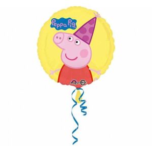 Fóliový balónik Peppa Pig - Peppa Pig - ŽLTÝ - 43 cm - GoDan