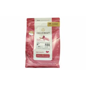 Pravá ružová čokoláda - Ruby Callets - 2,5 kg - Callebaut