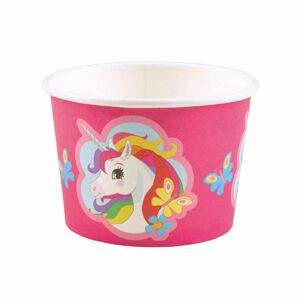 Papierová miska na zmrzlinu 8ks Unicorn - Amscan