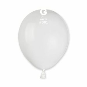 Latexový balónik MINI - 13 cm - pastelovo biely, 1 ks - SMART