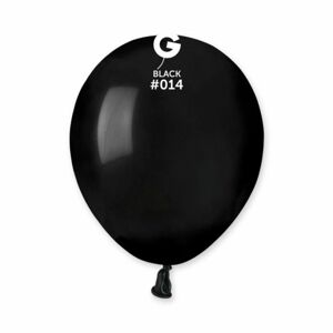 Latexový balónik MINI - 13 cm - čierny, 1 ks - SMART