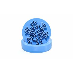 Plastové 3D vykrajovátko Sněhová vločka Frozen - 5 cm - České nádobí