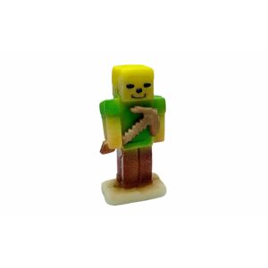 Alex z Minecraft - zelený staviteľ s krompáčom - marcipánová figúrka - Frischmann