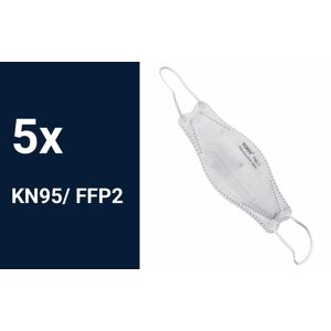 Skladacia ochranná maska KN95 / HXH - 5 ks v balení -