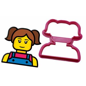 Vykrajovátko Lego Hlava Dievča - 3D tlač - Dortmarket