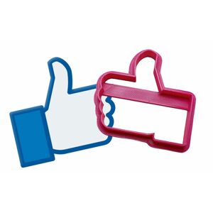 Vykrajovátko Facebook Like - Palec hore - 3D tlač - Dortmarket