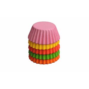 Cukrárske košíčky na pečenie na menšie muffiny - farebné 35x20 mm - 100 ks -