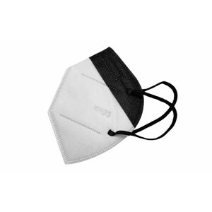 Respirační ochranná maska KN95 - černo-bílá - 