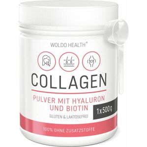 Kolagén s kyselinou hyalurónovou a biotínom - 500 g - WoldoHealth®