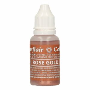 Jedlá tekutá farba Rose Gold - 14 ml - Sugarflair Colours