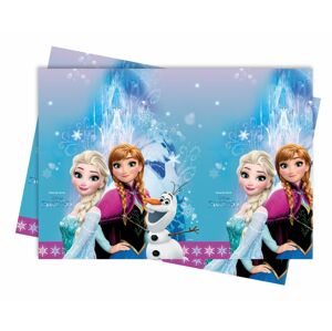 Jednorazový obrus svetlomodrý Ľadové kráľovstvo - Frozen (Anna a Elsa) 120cm x 180cm - PROCOS